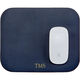 Personalized Two-Sided Leather Mouse Pad - Navy & Tan Image 2 of 4